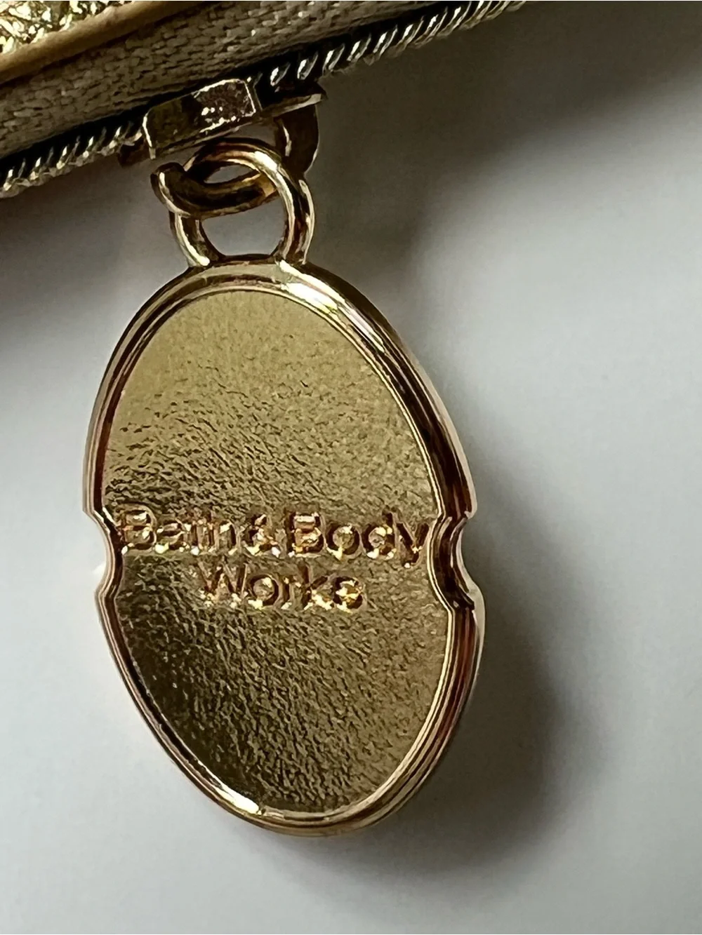 Bath & Body Works Disney Princess Belle Gold Coin Purse Limited Edition Keychain